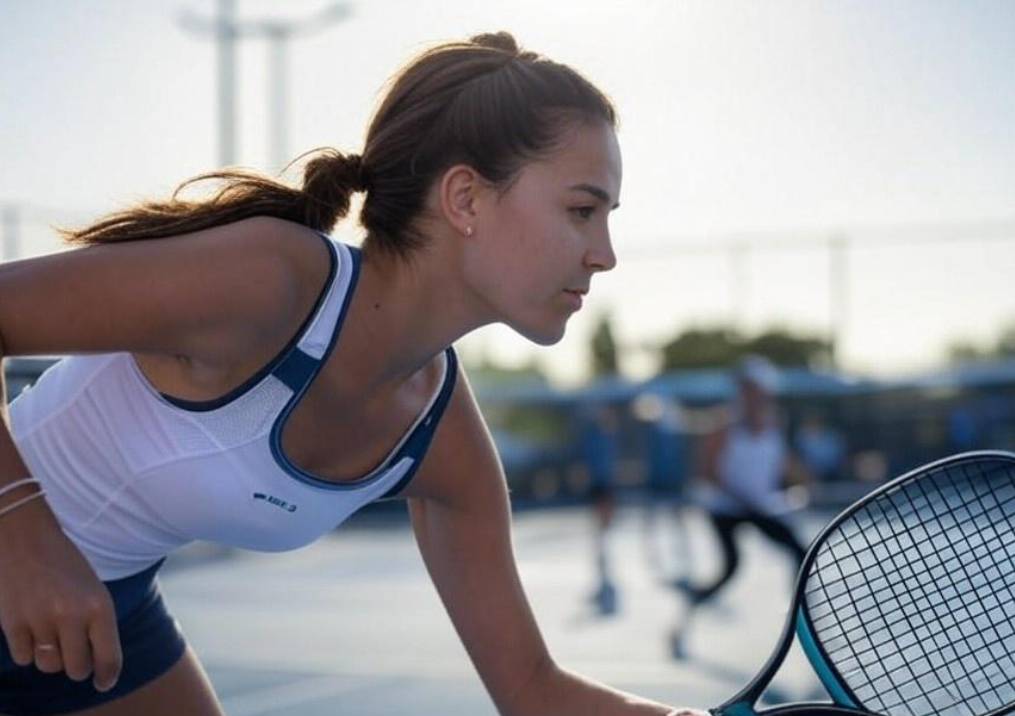 joueuse de pickleball