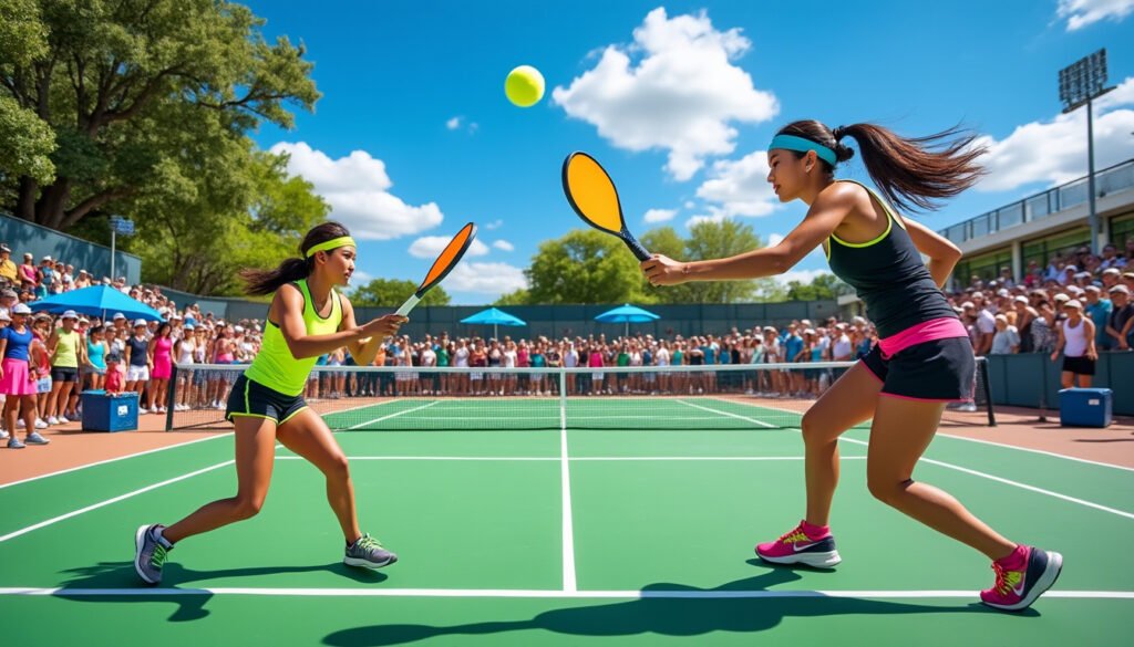 découvrez notre sélection des 15 meilleures joueuses de pickleball féminines. plongez dans l'univers de ce sport en plein essor à travers le parcours, les performances et les caractéristiques uniques de ces athlètes exceptionnelles. que vous soyez un fan inconditionnel ou un nouvel amateur, cette liste met en lumière les talents qui brillent sur le court.